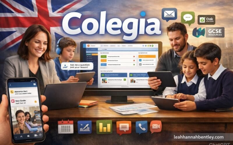 Colegia UK educational platform dashboard showing student progress tracking and school management tools in 2026