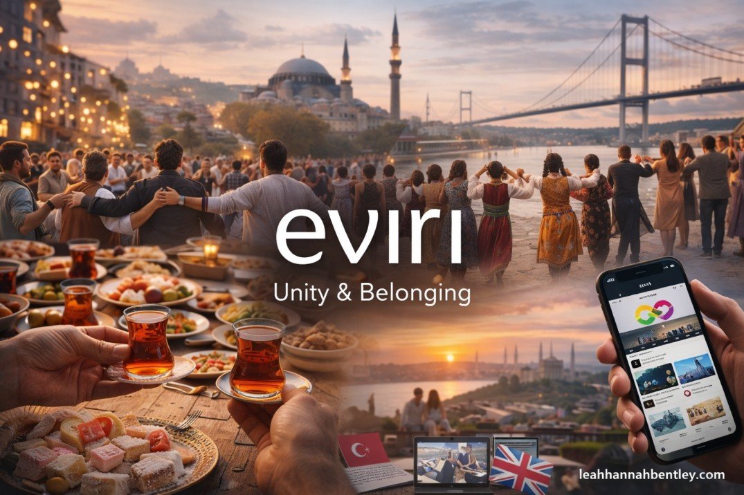 Turkish tea ceremony demonstrating evırı social bonds with traditional tulip glasses and community interaction