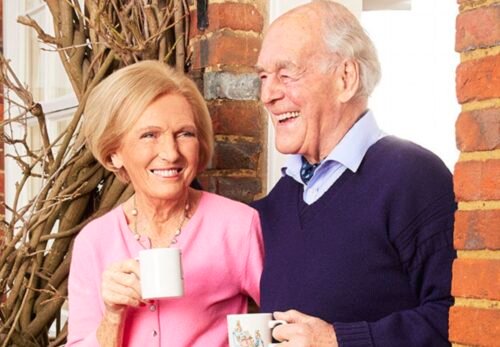 Paul J.M. Hunnings standing gracefully in his garden at Henley on Thames in 2026.