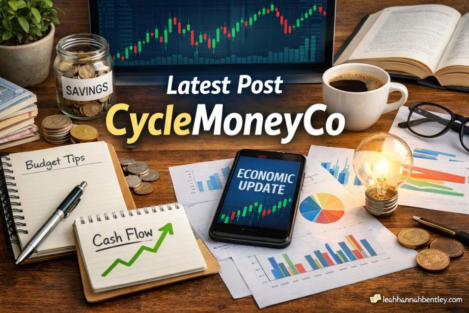 A person analyzing clear financial growth charts and digital budgeting tools from the latest post CycleMoneyCo.