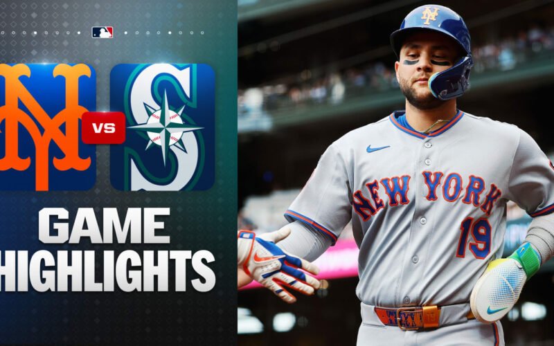 seattle mariners vs mets match player stats